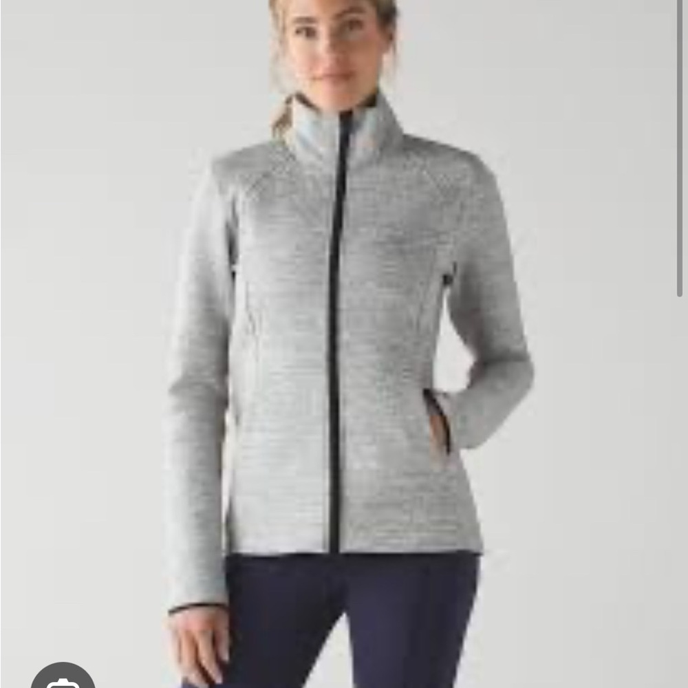 NEW Lululemon Athletica Heather Gray In Sculpt Jacket